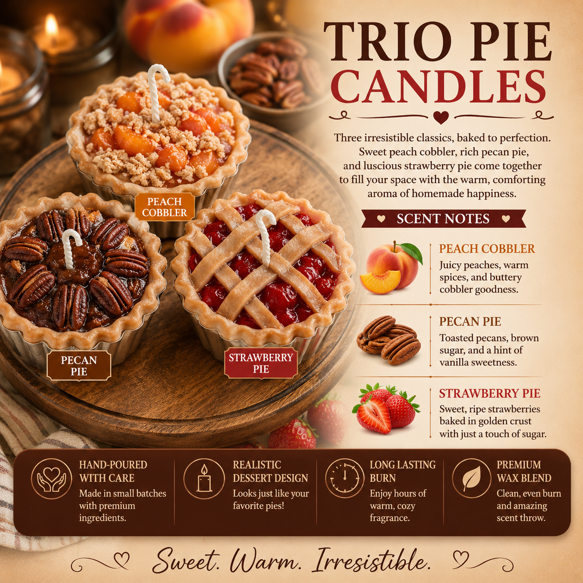 Pie Candles