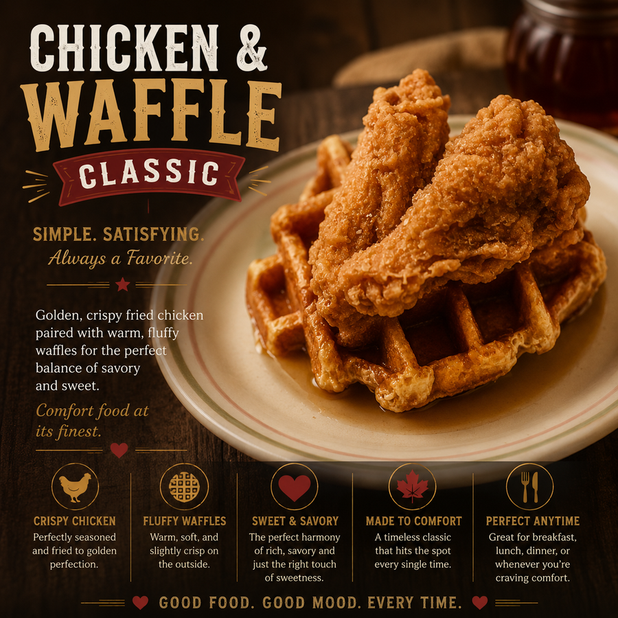 Chicken and Waffle Melt