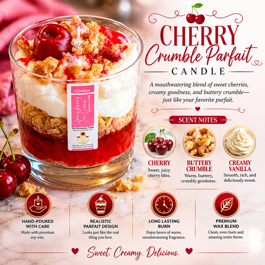 Cherry Crumble Parfait Candle