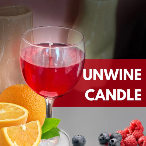 Red Wine Candle
